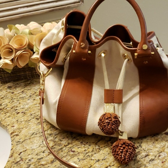 Tory burch cognac bag Clearance